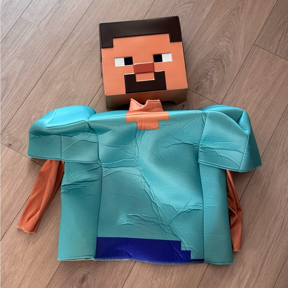 Steve Classic Minecraft Costume, Multicolor, Medium (7-8) - Picture 1 of 4